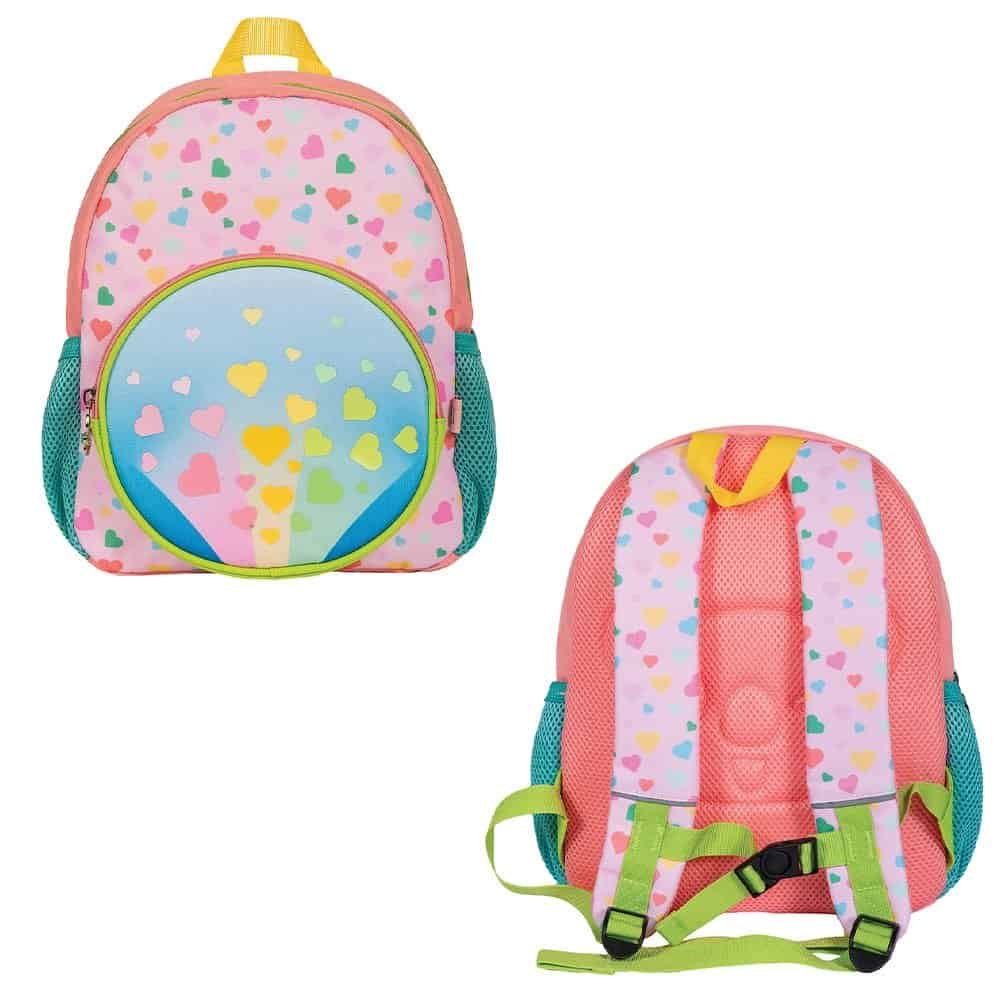 buzunar frontal imprimat PVC cu inimioare