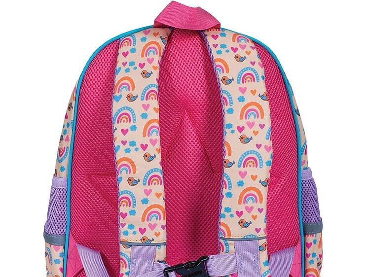 33x27x15 cm - S-COOL - - Ghiozdanelul pentru fete cu varsta prescolara are un compartiment cu buzunar 1/2