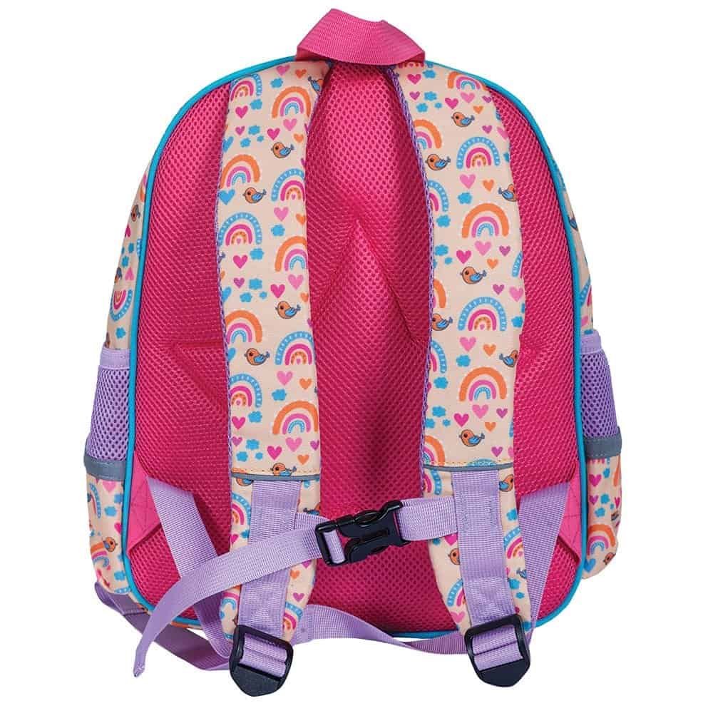 33x27x15 cm - S-COOL - - Ghiozdanelul pentru fete cu varsta prescolara are un compartiment cu buzunar 1/2