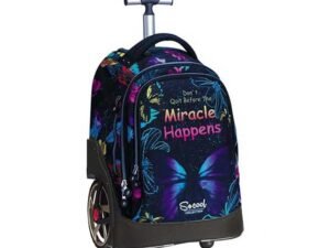 MIRACLE HAPPENS - S-COOL - Ghiozdan trolley compartiment laptop