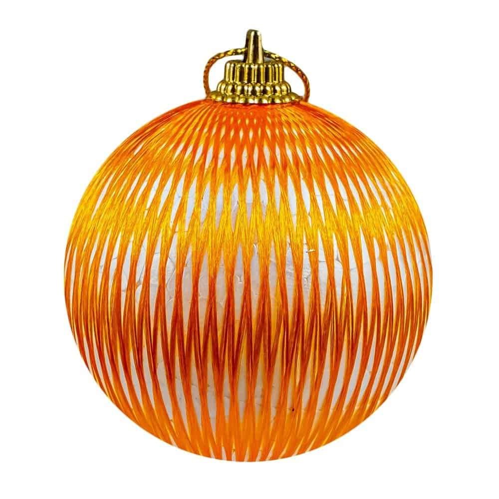 - Globurile sunt realizate din plastic si polistiren