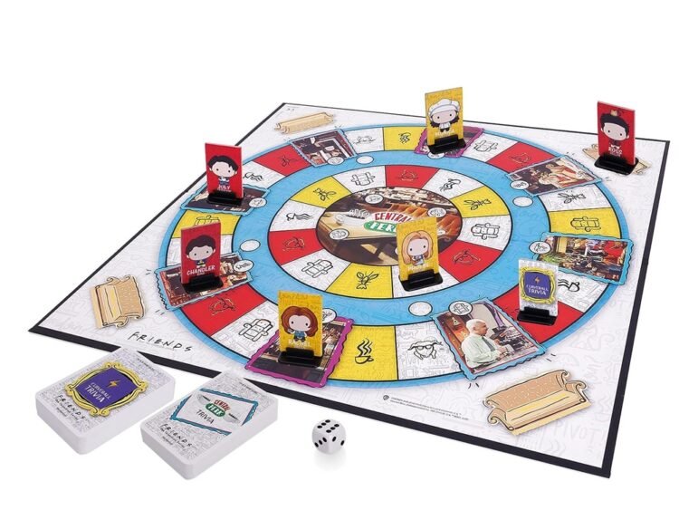 Race to Central Perk - - Setul contine: 55 de carti cu intrebari