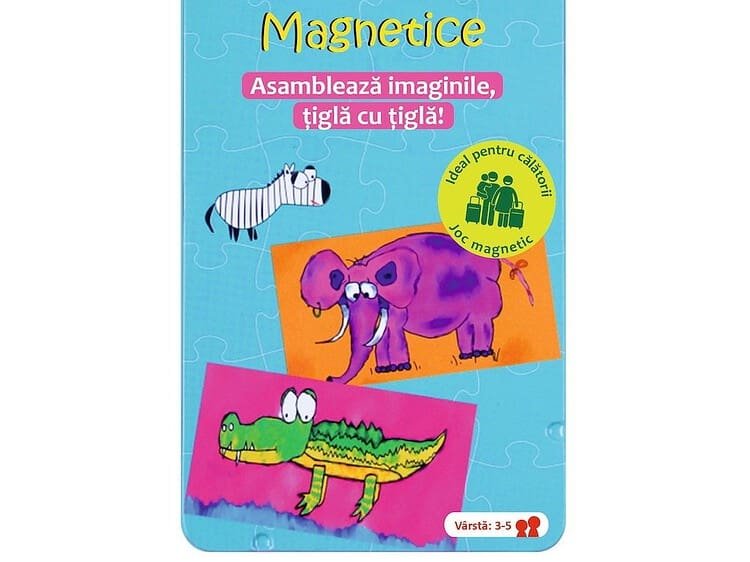 Joc magnetic - Puzzle cu Animale - <p><b>Joc magnetic - Puzzle cu Animale</b></p>