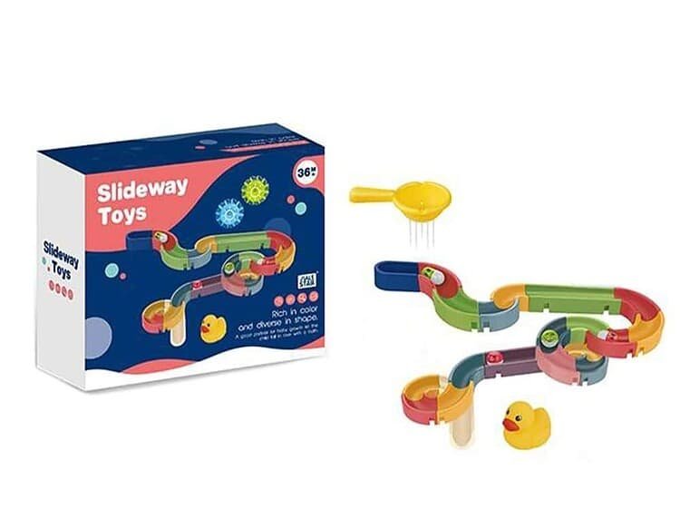 Jucarie pentru baie - Tobogan cu accesorii - Jucarie pentru baie - Tobogan cu accesorii