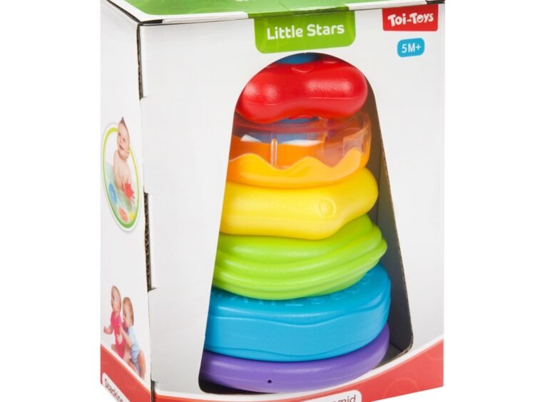 tija pentru inserare inele si 5 inele stivuibile.