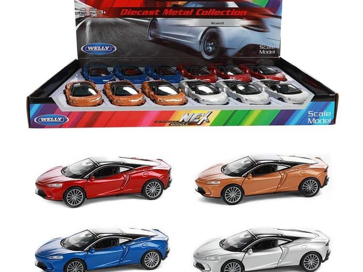 Masina McLaren GT Welly - Toi-Toys - <p>- Vehiculul McLaren GT are portiere care se deschid si detali rafinate