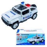 Masina Politie - - Masina are caroserie din plastic alb