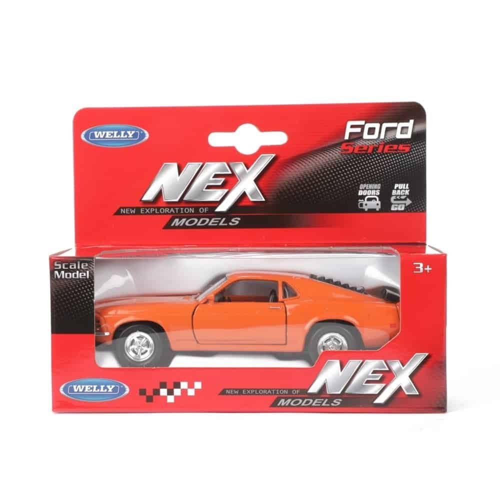 Jucarie masina Ford Roșu pentru copii, compatibil cu jocurile de rol și colecțiile de mașini mici.