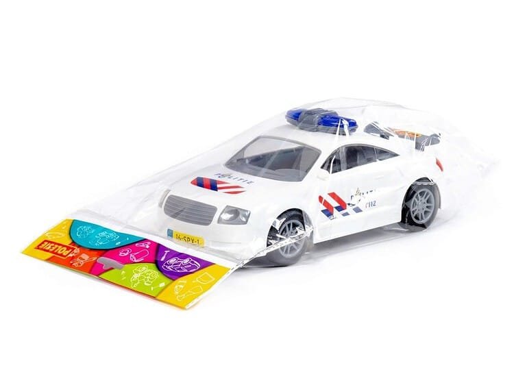 eleron si autocolante speciale cu insemne de politie si numere de inmatriculare.