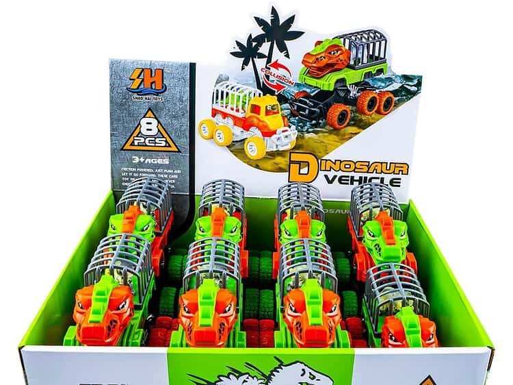 8 buc/set - - Setul contine: 8 masinute dinozaur. Pretul afisat este pentru un set cu 8 masini.