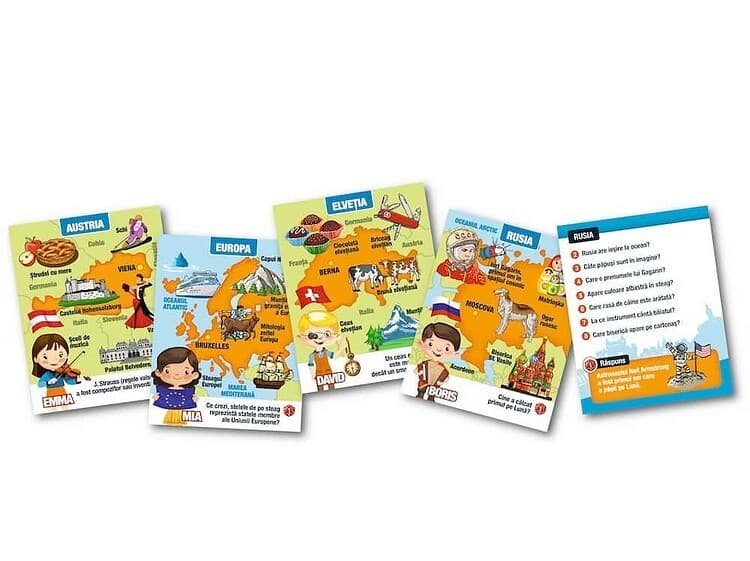 Memorace - Descopera Europa este un joc distractiv si un excelent antramanet pentru creier. Pe langa distractie