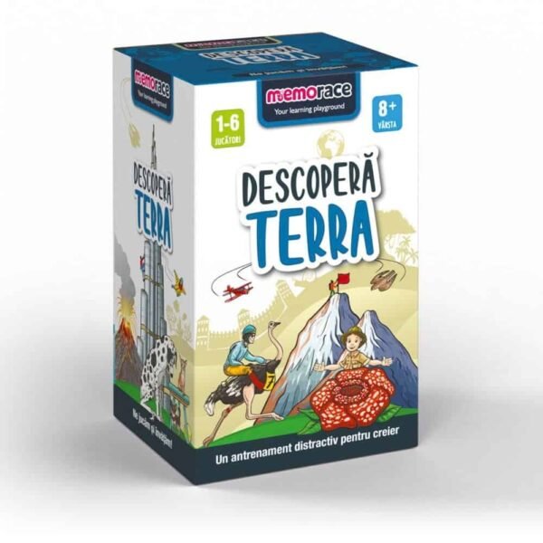 Seria educativa MemoRace este destinata pentru unul sau mai multi jucatori