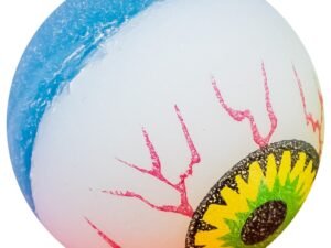 60 buc/borcan - - Setul contine 60 de mingi colorate sub forma de glob ocular