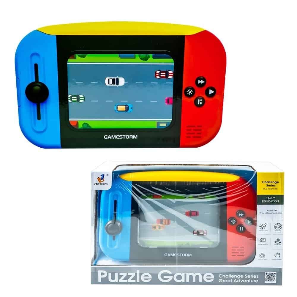 Mini consola de jocuri - - Jucaria cu forma de consola are lumini si sunete