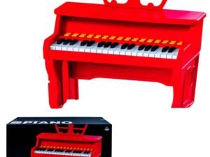 Orga cu baterii - <p>- Orga pentru copii are 37 clape ce redau note muzicale si diverse optiuni de selectie: 22 cantece