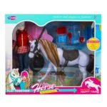 Papusa cu figurina calut si accesorii - Papusa cu figurina calut si accesorii