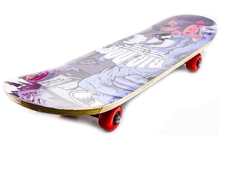 60 cm - - Placa skateboard are platforma din lemn