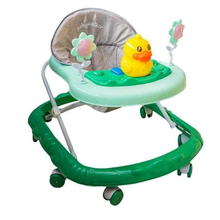 Premergator cu jucarii - - Acesta are cadru din metal si plastic