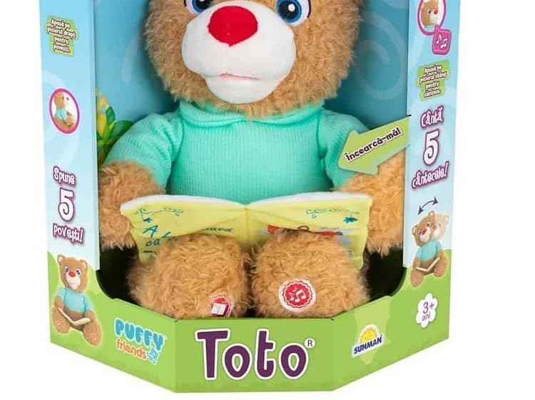 Puffy Friends Functions - Toto - Noriel - - Toto ii va incanta pe copilasi prin functiile pe care le are