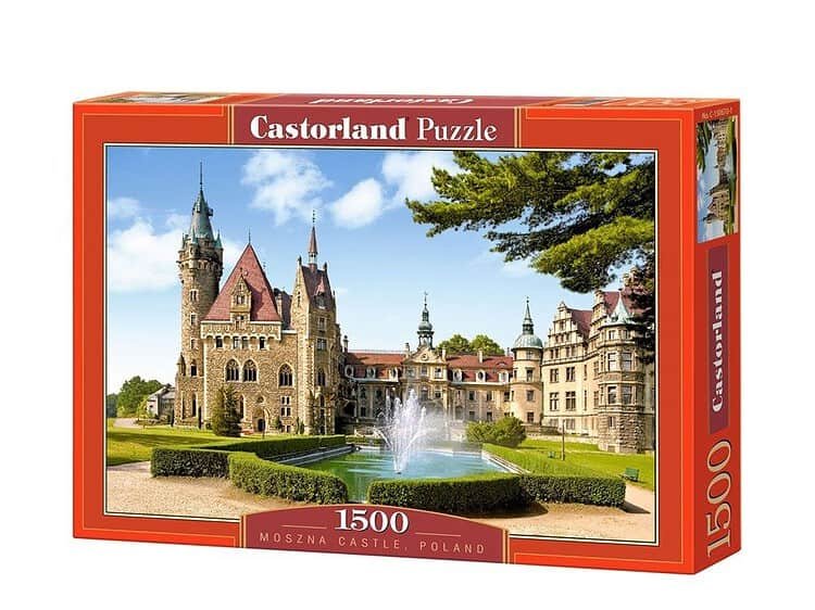- Puzzle-ul Castorland cu 1500 piese este realizat din carton si are dimensiuni de 68x47 cm.