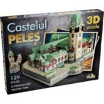 Puzzle 3D - Castelul Peles - Puzzle tridimensional cu 129 de piese. Cu ajutorul pieselor realizate din spuma poliuretanica