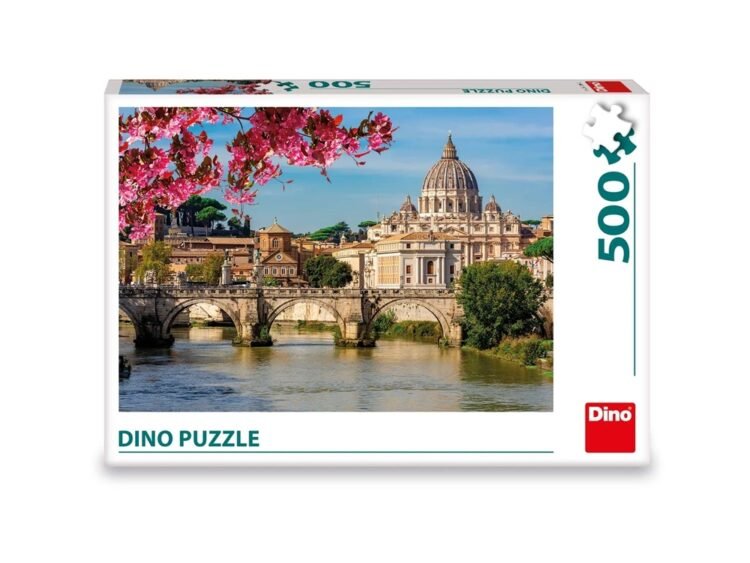 Bazilica Sfantul Petru - DINO TOYS - - Cu ajutorul celor 500 de piese ale acestui puzzle reconstituiti imaginea unora din cele mai semnificative simboluri ale Romei: Bazilica Sfantul Petru