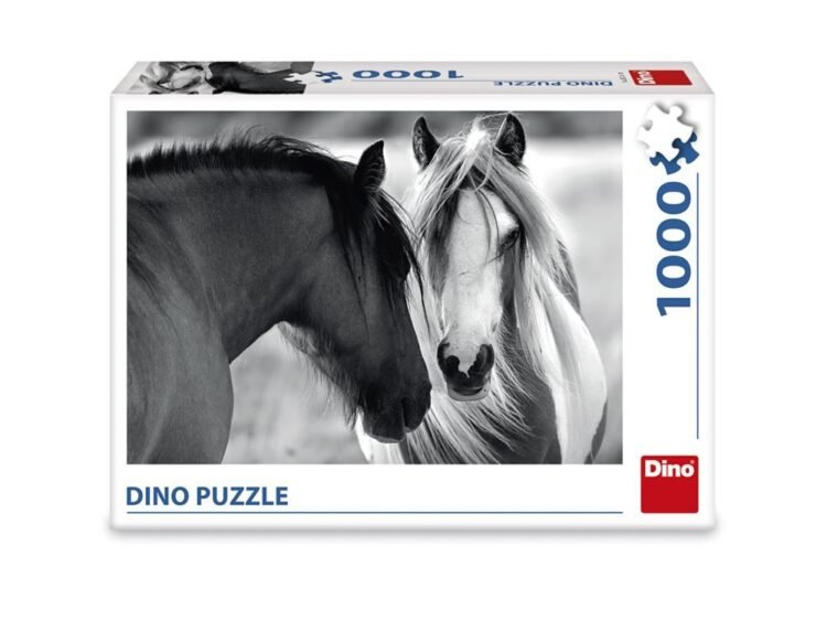 Cai - DINO TOYS - - Asamblarea puzzle-ului de 1000 de piese este o provocare pentru pasionatii jocului