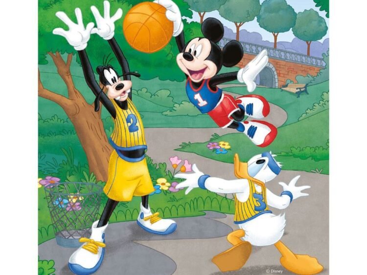 baschetul si ciclismul pot fi foarte distractive. Toate cele trei puzzle-uri sunt realizate din 55 de piese.