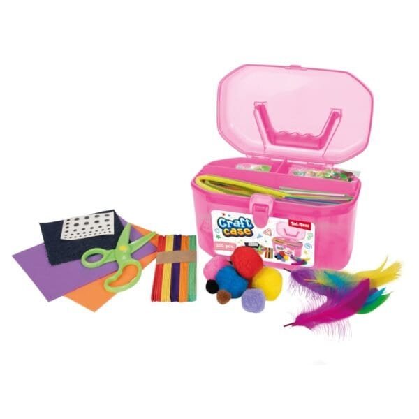 Servieta cu accesorii craft, 200 piese/set - Toi-Toys  + 10 ani,7 - 10 ani,6 ani - imagine 7