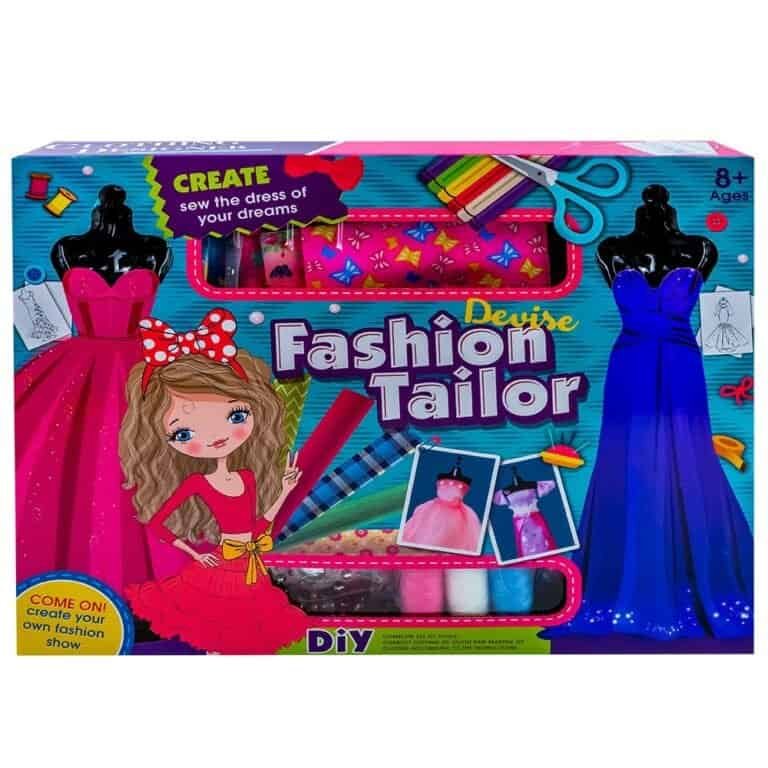 Set creativ - Designer de moda - - Pachetul contine: 6 bucati de material textil
