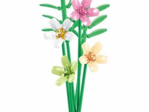 11 vor fi utilizate pentru asamblarea vazei si 230 pentru contruirea unui buchet de frezii.