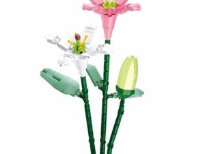 11 vor fi utilizate pentru asamblarea vazei si 236 pentru contruirea unui buchet de crini.