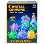 Set educativ - Cresterea cristalelor - - Jucaria STEM contine: 1 pahar dozator