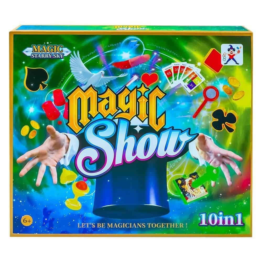 Set truc magie pentru copii - - Setul contine: 1 bagheta magica