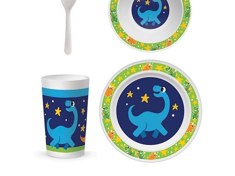 Dino - S-COOL - Set vesela + tacamuri