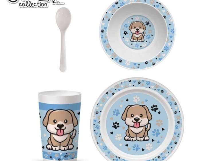 Dog - S-COOL - Set vesela + tacamuri