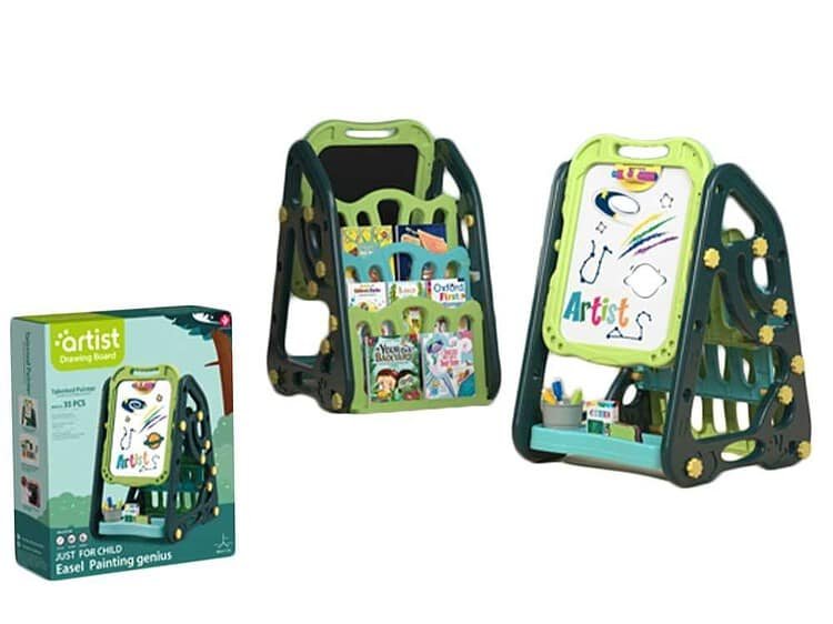 Tablita plastic pentru scris/desen cu suport carti