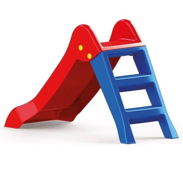 70x111x47cm - Dolu - - Toboganul din plastic dispune de scari sigure pentru cei mici.