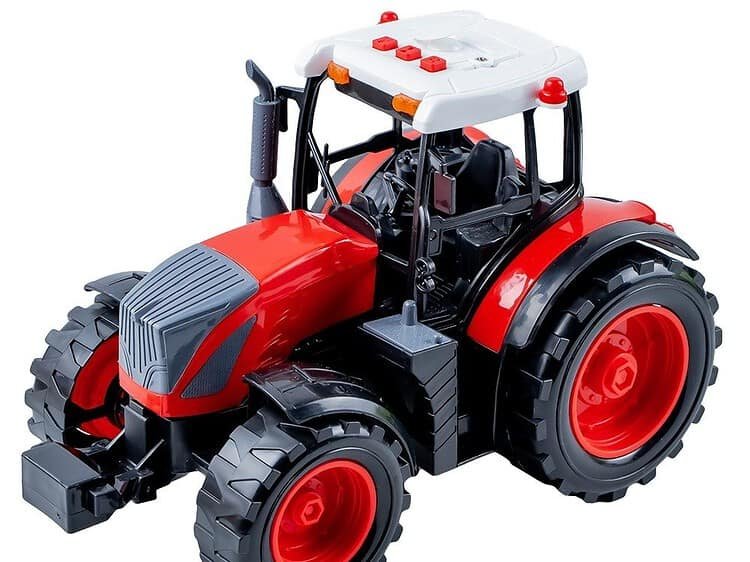 - Pentru deplasare tractorul are frictiune pe rotile din spate.