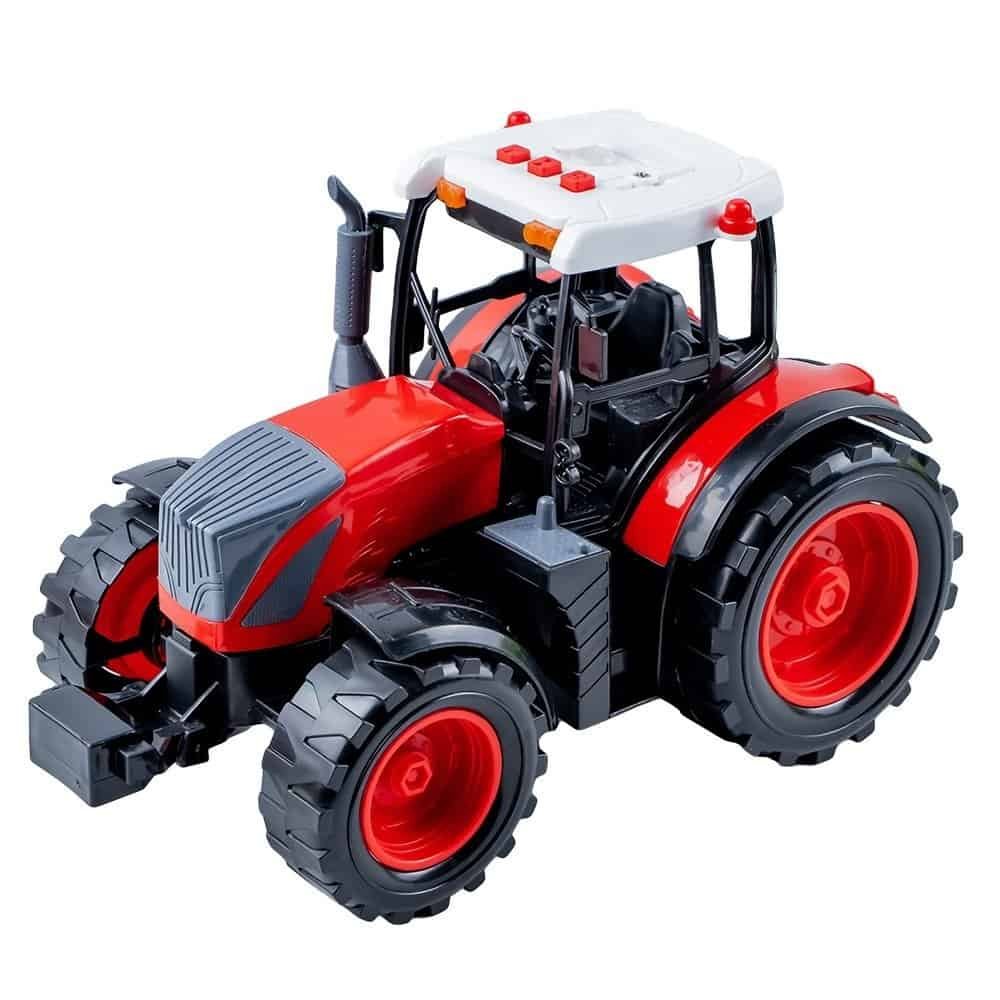 - Pentru deplasare tractorul are frictiune pe rotile din spate.