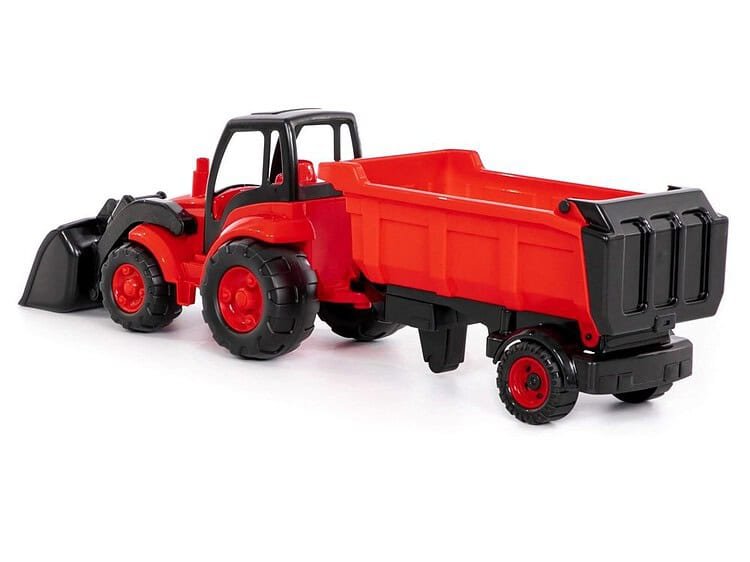 Polesi - Tractor cu incarcator + remorca - Champion