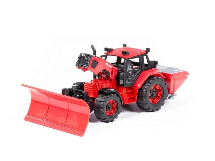 - Capota tractorului poate fi blocata in pozitie deschisa pentru "reparatie" in timpul jocului.