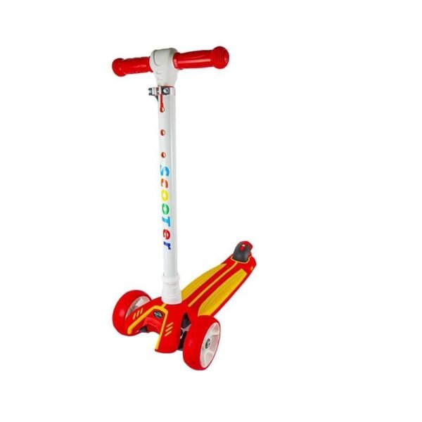 3 roti - - Trotineta dispune de ghidon reglabil pe inaltime (80/84.5/89 cm)