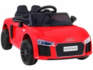 Mașină electrică pentru copii Audi R8 Spyder, jucarie de calitate, perfectă pentru micii șoferi.