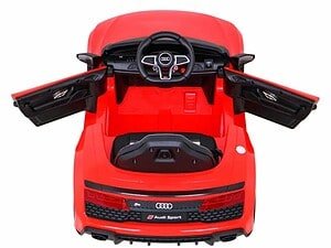 1. Mașinuță joacă electrică Audi Sport pentru copii, design realistic și sigur.