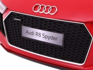 Jucării în formă de mașină Audi R8 Spyder din lemn pentru copii, sigur și educațional.