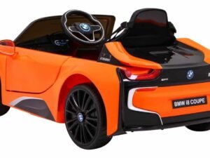 Masina electrică pentru copii BMW i8 COUPE, jucărie de calitate pentru copii.