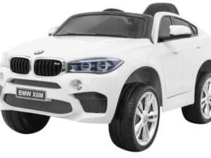 Mașinuță electrică pentru copii, model BMW X6M, pentru joacă și distracție sigură.