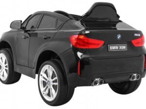 Mașină electrică pentru copii BMW X6M negru, jucărie de înaltă calitate, perfectă pentru distracție.