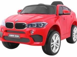 Red BMW X6M toy car - perfect for kids' outdoor play and imagination. Durable, realistic design for young car enthusiasts.
